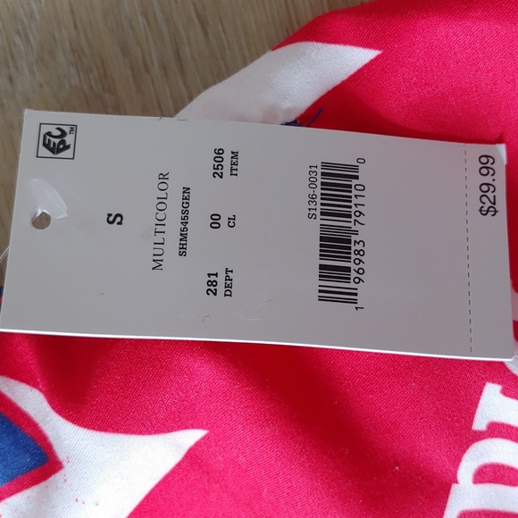 NWT Pabst Blue Ribbon Graphic Men's Board Shorts Red Size S - Picture 6 of 7